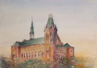 Mudeeha Ali, 10 x 14 Inch, Water Color On Paper, AC-MALI-003